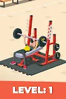 Screenshot 1: Idle Fitness Gym Tycoon - Workout Simulator Game