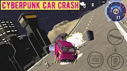 Screenshot 7: Cyberpunk Car Crash