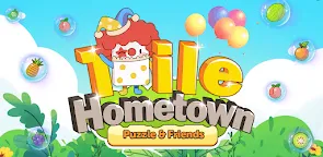Screenshot 1: Tile Hometown:Puzzle & Friends