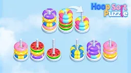 Screenshot 15: Hoop Sort Puzzle: Color Hoop Stack Sorting Puzzle
