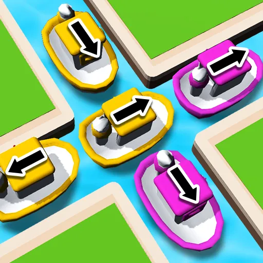 Traffic Puzzle Boat Escape Games