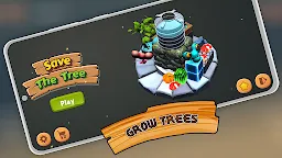 Screenshot 1: Save The Tree : 3D Water Puzzle