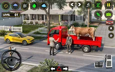 Screenshot 7: Farm Animal Cargo Truck 3d