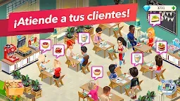 Screenshot 4: My Cafe, juego de restaurante