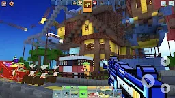 Screenshot 2: Cops N Robbers - 3D Pixel Craft Gun Shooting Games