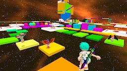 Screenshot 4: Rainbow for Obby Parkour Run