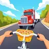 Icon: Pizza Delivery Boy: Bike rush