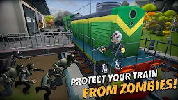 Screenshot 1: Zombie train - survival games