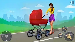 Screenshot 1: Mother Simulator 3D: Mom Games