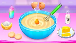 Screenshot 1: 冰 奶油 蛋糕 游戏