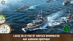Screenshot 1: Naval Warship Tactics: Online