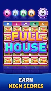 Schermata esempio della sala bingo su mobile