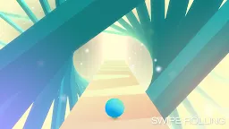 Screenshot 1: Swipe Rolling - Roll the ball in a beautiful world