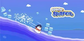 Screenshot 1: 南極企鵝滑浪