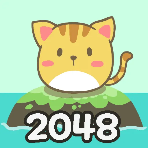 2048 Kitty Cat Island Games