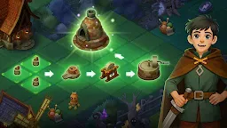 Screenshot 2: Dark Merge Farm