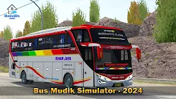 Screenshot 1: Bus Mudik Simulator 2024