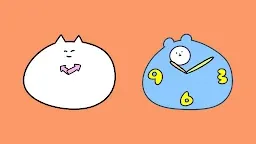 Screenshot 7: ウサギさん時計　かわいいアナログ時計ウィジェット