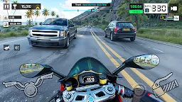 Screenshot 4: Real Traffic Bike Driving Game