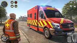 Screenshot 1: City Ambulance Simulator Game