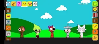 Screenshot 1: Ragdoll Sandbox: Sprunki