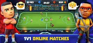 Screenshot 1: Goal Battle: Soccer Games