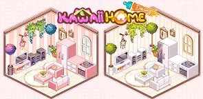 Screenshot 9: Kawaii Home Design - 가구 게임 및 패션