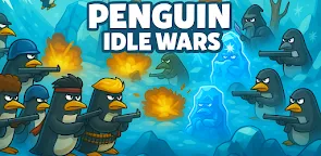 Screenshot 1: Penguin Idle Wars