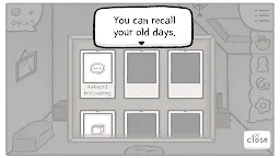 Screenshot 20: Rainy attic room | English
