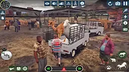 Screenshot 1: Animal truck game: Cargo Truck