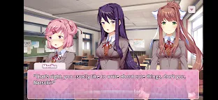 Screenshot 1: ドキドキ文芸部！