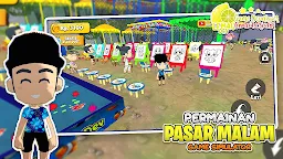 Screenshot 1: Simulator Game Pasar Malam 3D