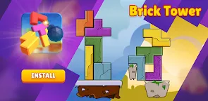 Screenshot 1: Brick Tower