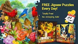 Screenshot 1: Jigsaw Puzzle Crown - Classic