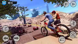 Screenshot 2: BMX Bicycle Obstacle Guts Game