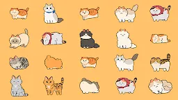 Screenshot 1: 고양이 마을 : 방치형 힐링 고양이 키우기