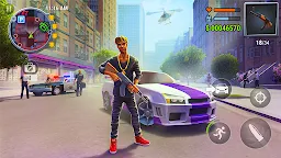 Screenshot 3: Gangs Town Story - アクションオープンワールドシューター