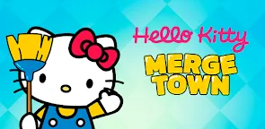 Screenshot 1: Hello Kitty - Merge Town