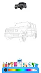 Screenshot 4: Car coloring games for boys