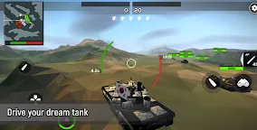 Screenshot 1: Poly Tank 2: Battle Sandbox