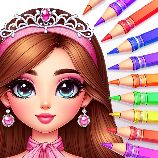 Princess Girl Coloring Games - Games