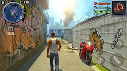 Screenshot 1: Gangs Town Story - action open-world shooter