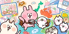 Screenshot 1: 卡娜赫拉的小動物　P助與粉紅兔兔的小旅行