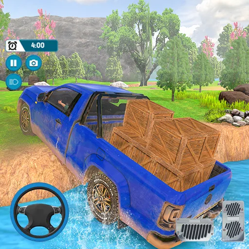 Uphill Pickup Truck Game 3D - Games
