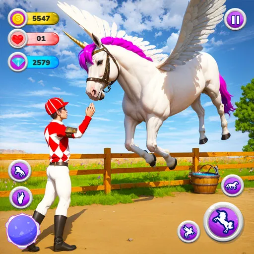 Unicorn Horse Stable Care Game Games