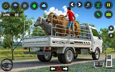 Screenshot 1: Farm Animal Cargo Truck 3d