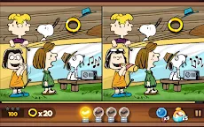 Screenshot 7: Snoopy Spot the Difference | Coréen