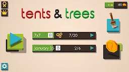 Screenshot 16: Tents and Trees Puzzles