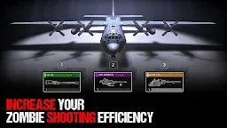 Screenshot 1: Zombie Gunship Survival