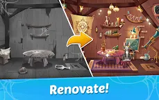 Screenshot 2: Witch & Cats - Match 3 Puzzle